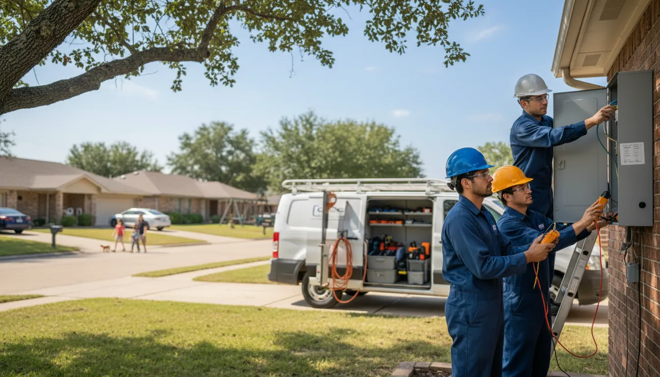 Certified electrician providing emergency electrical services in Gilmore City, IA